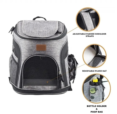สายการบินที่ขยายได้ Travel Carry Pet Carrier ได้รับการอนุมัติจากสายการบิน
